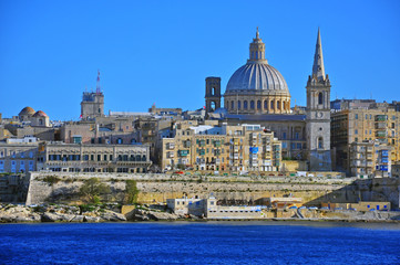 Fototapeta na wymiar Panorama of Valletta
