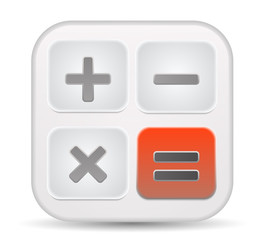 Fototapeta premium Calculator icon