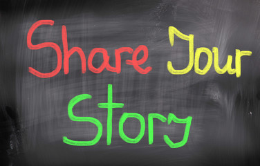 Share Your Story Concept