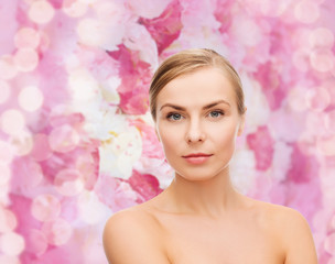 face and shoulders of young woman