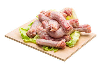 Raw chicken neck