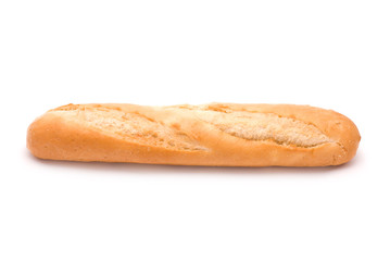 Baguette isolated on white