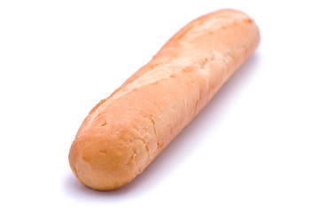 Baguette isolated on white