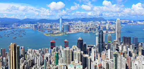 Obraz na płótnie Canvas Hong Kong skyline