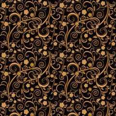 Floral wallpaper. Seamless