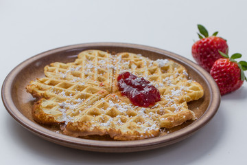 fresh waffle