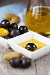 Olives and olive oil