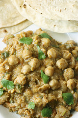 Chana dal in spicy gravy from North India