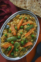 One dish dal is a combination of wheat, lentils and fresh spices