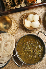 Khalo dal – a common dal prepared from black gram.