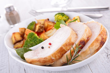 meat and vegetable