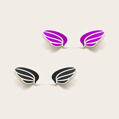 realistic design element: wing