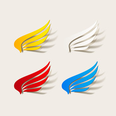 realistic design element: wing