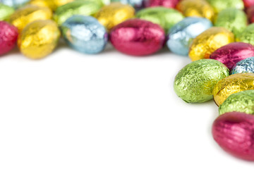 Chocolate eggs frame