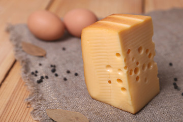 cheese with eggs