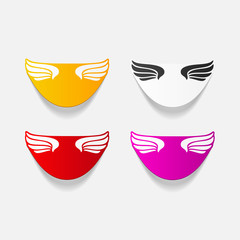 realistic design element: wing