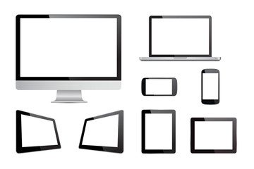 Media Devices Technology Vector