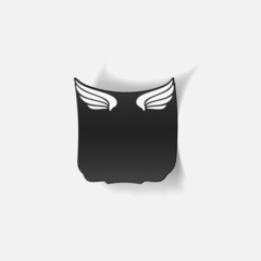 realistic design element: wing