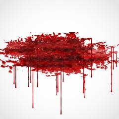 Bloody Watercolor Spots.