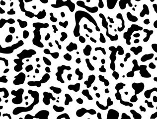 Fototapeta na wymiar Seamless leopard pattern