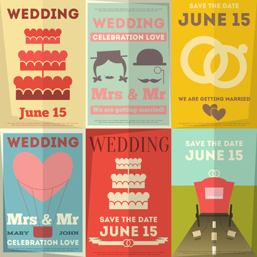 Wedding Posters Set