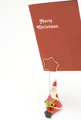 Santa Claus and Christmas card