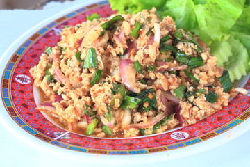 Pork Salad spicy Thailand