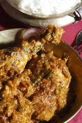Sindhi chicken - Chicken cooked with tomato and onion gravy
