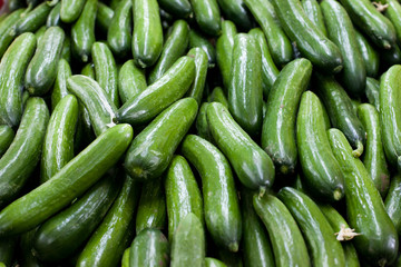 Fresh Cucumbers background