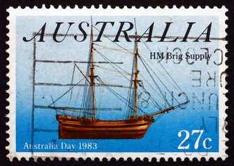 Postage stamp Australia 1983 Sailing Ship Buffalo
