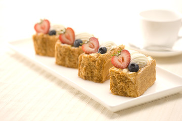 Strawberry millefeuille