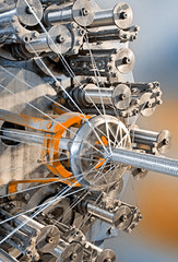 Obraz premium Braidiing machine closeup.