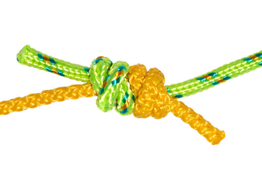 grapevine knot of two ropes