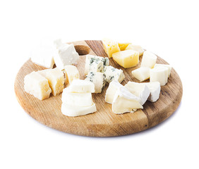 Various types of cheese