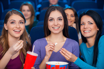 Girls at the cinema.
