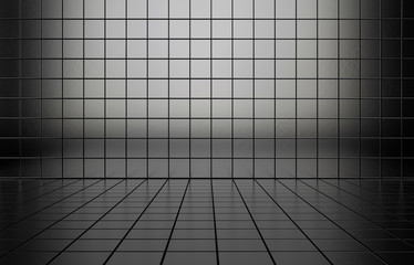 Karomuster Hintergrund - Boden mit Wand