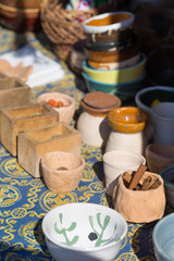 Clay and cinnamon