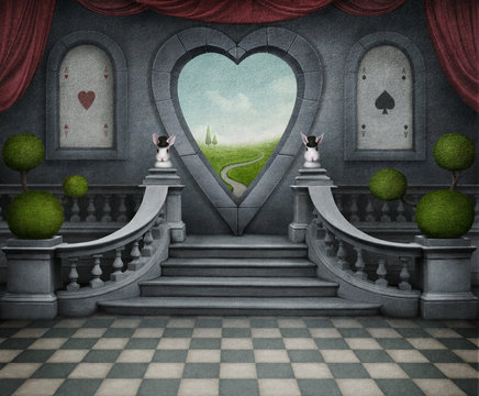 Alice Wonderland Background Images – Browse 5,095 Stock Photos, Vectors,  and Video