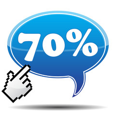70 PERCENT ICON