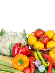 Healthy Organic Raw Vegetables. Food ingredient.