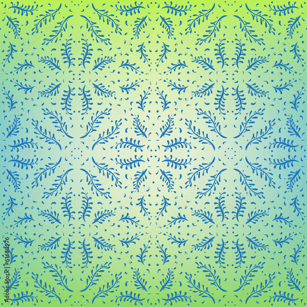 Aufkleber Seamless Abstract Hand Drawn Vector Pattern