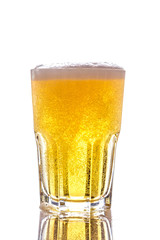 Beer with foam