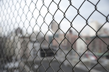 Chainlink on dumbo bridge