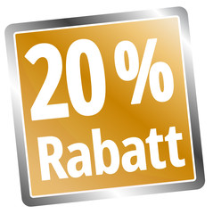 20 % Rabatt