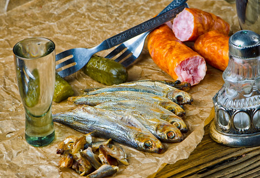 Snack for vodka