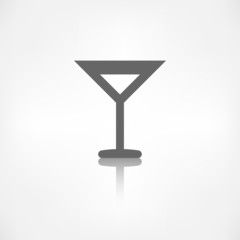 Wine glass web icon