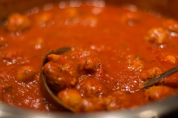 Meatballs in tomato sauce