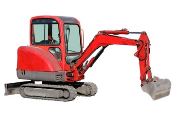 Mini-pelleteuse sur chenilles