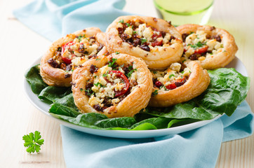 Tomato, cheese tart