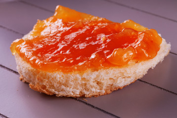 Toast with jam